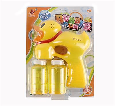 LITTLE YELLOW DUCK LIGHT MUSIC BUBBLE GUN - OBL873089