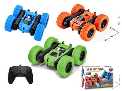 2.4G 360-DEGREE ROTATING STUNT SPRAY REMOTE CONTROL CAR WITH LIGHT MUSIC WITH USB CHARGING - OBL873264