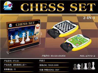 CHESS IS TWO-IN-ONE - OBL873604