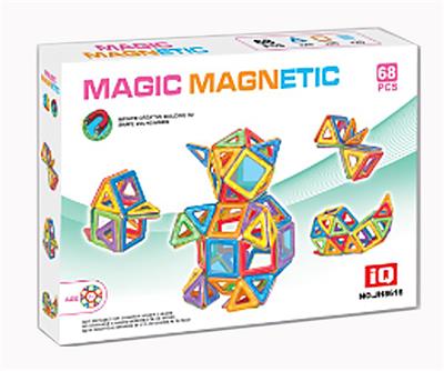 百变磁力片积木（68pcs） - OBL873764