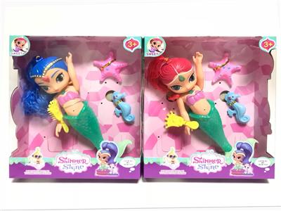 14 INCH EMPTY BODY SISTER GLITTERING MERMAID - OBL874453