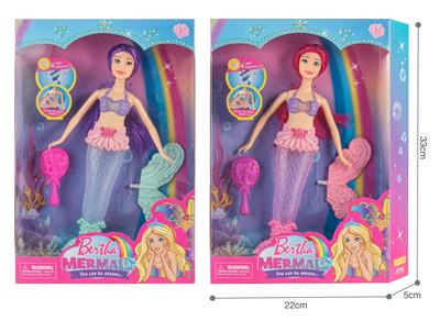 11 INCH LIGHT MUSIC MERMAID BARBIE DOLL - OBL874990