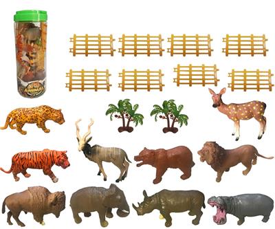 5-inch wild animal 10pcs - OBL876373