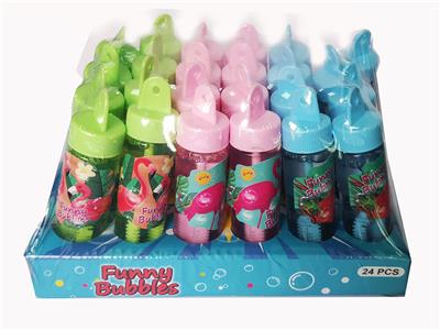 FLAMINGO MINI BUBBLE WATER 24PCS - OBL876650