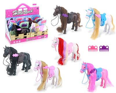 6-COLOR PONY AND COMB ACCESSORIES - OBL876703