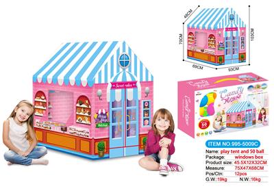 CANDY HOUSE TENT 50 SEA BALLS - OBL876721