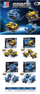 益智太空回力积木战车（43PCS-49PCS) - OBL877208