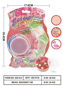 FLAMINGO-THEMED DIY CRYSTAL MUD SLEM - OBL877656
