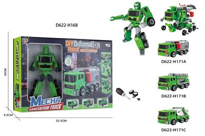DIY ASSEMBLY DEFORMED SANITATION VEHICLE - OBL877691