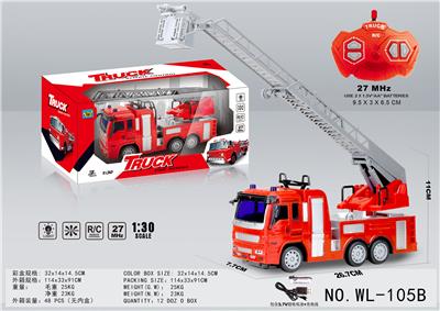 1: 30 FIRE LADDER FOUR WAY REMOTE CONTROL VEHICLE - OBL877758