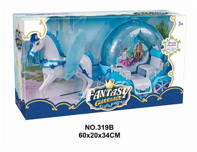 MANUAL FLYING HORSE AND DIAMOND BALL CAR - OBL877780