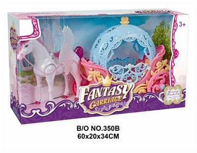 ELECTRIC PEGASUS AND PUMPKIN CART - OBL877810