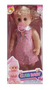 12 INCH EMPTY CRYING GIRL WITH PACIFIER - OBL878101