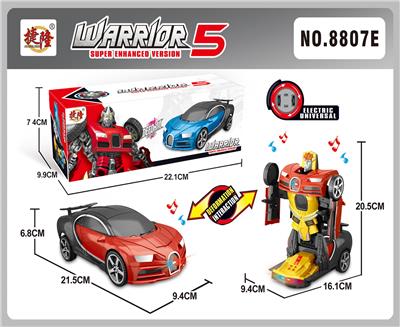ELECTRIC MUSIC FLASHING LIGHTS ALL-WAY BUGADIA MODEL DEFORMED CAR - OBL878186