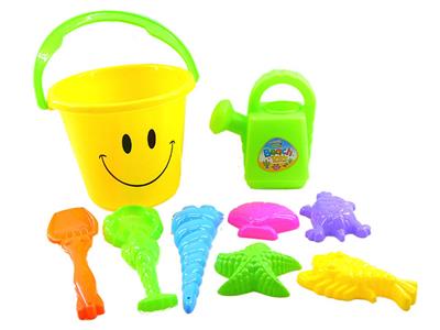 206 smiling face beach bucket combination 1 (9 pieces) - OBL878501