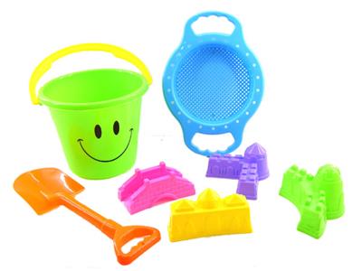 206 smiling face beach bucket combination 5 (7 pieces) - OBL878513