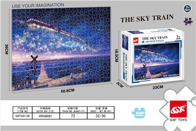 500 PIECES OF JIGSAW PUZZLE - OBL878889