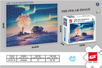500 PIECES OF PUZZLES - OBL878892