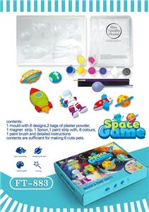 DIY COSMIC PLASTER PAINTING - OBL878912