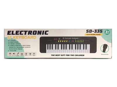 37 KEY ELECTRONIC ORGAN WITH MICROPHONE - OBL879181