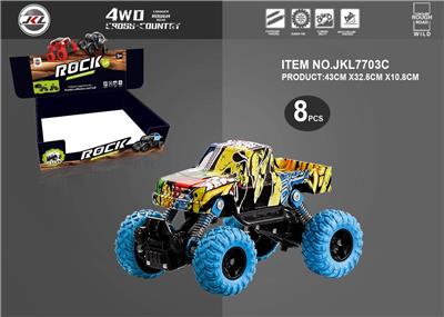 Graffiti climbing car - OBL879367