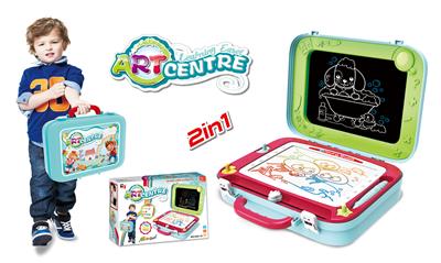 SUITCASES WITH TWO-SIDED WRITING BOARDS - OBL879876