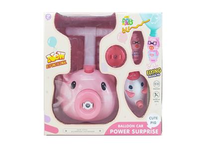 PIGGY POWER SURPRISE BALLOON CAR - OBL880020