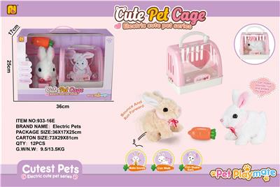 Portable blue pet rabbit - OBL880251