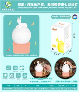 INTELLIGENT MOON RABBIT COLORFUL DESK LAMP - OBL880332