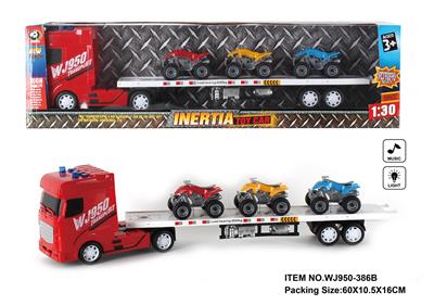 INERTIA CAR WITH LIGHT AND MUSIC (INCLUDING ELECTRICITY) - OBL880417