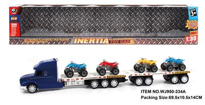 INERTIA TRACTOR TOWING 4 BEACH MOTORCYCLES - OBL880441