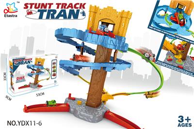 HAND-ROLLED ELECTRIC 2-IN-1 TRACK CASTLE ADVENTURE SET - OBL880589