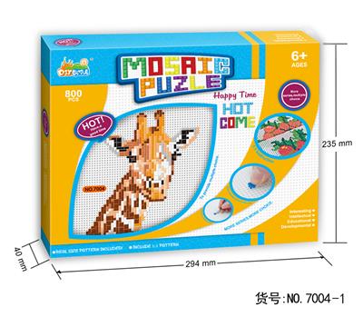 GIRAFFE MOSAIC - OBL880620