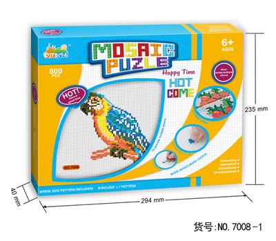 鹦鹉马赛克拼图 - OBL880624