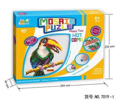 巨嘴鸟马赛克拼图 - OBL880635