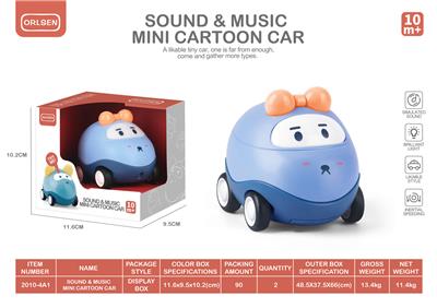 CUTE BEAR MINI CARTOON CAR - OBL880817