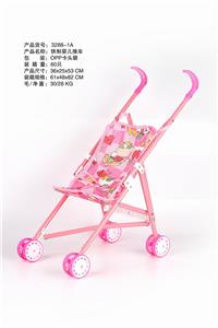 IRON BABY STROLLER PLUM - OBL881002