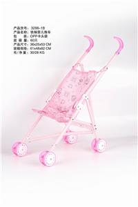 IRON BABY STROLLER PINK - OBL881003