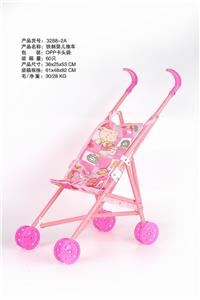 IRON BABY STROLLER PLUM - OBL881006