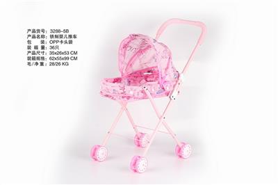 IRON BABY STROLLER PINK - OBL881033