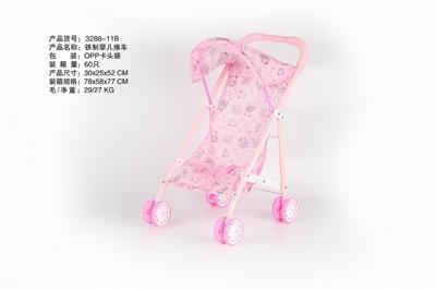 IRON BABY STROLLER PINK - OBL881039