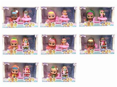10 INCH OPEN WINDOW BOX GLUE BODY WILL SHED TEARS FRUIT CRYING DOLL - OBL881522