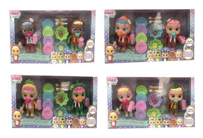6 INCH OPEN WINDOW BOX SOLID WILL SHED TEARS FRUIT CRYING DOLL - OBL881523