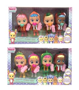 6 INCH OPEN WINDOW BOX SOLID WILL SHED TEARS FRUIT CRYING DOLL - OBL881527