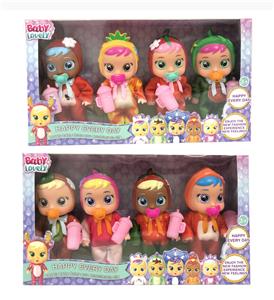 6 INCH OPEN WINDOW BOX SOLID WILL SHED TEARS FRUIT CRYING DOLL - OBL881528