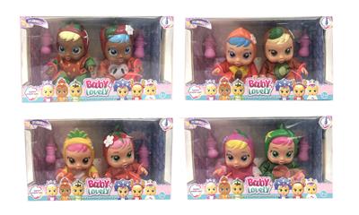 10 INCH OPEN WINDOW BOX GLUE WILL SHED TEARS FRUIT CRYING DOLL - OBL881531