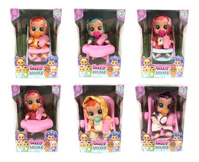 6 INCH OPEN WINDOW BOX SOLID WILL SHED TEARS FRUIT CRYING DOLL - OBL881536