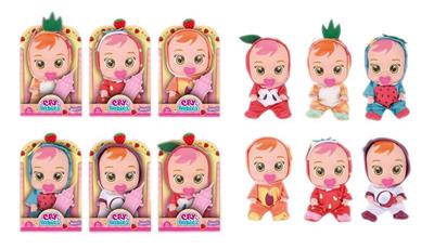 6 INCH FRUIT SERIES GLUE WILL SHED TEARS CRYING DOLL WITH 4 IC - OBL881553