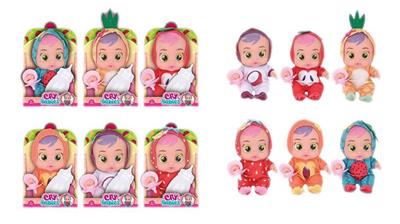 10 INCH FRUIT SERIES GLUE WILL SHED TEARS CRY DOLL WITH 4 IC - OBL881554