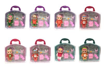 THE 6-INCH SUITCASE WILL ACTUALLY SHED TEARS FRUIT CRYING DOLL - OBL881561